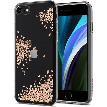 即納 Spigen シュピゲン iPhone SE2/8/7/8plus/7Plus ケース リキッドクリスタル/ブロッサム ミルスペック 米軍MIL規格取得 正規品