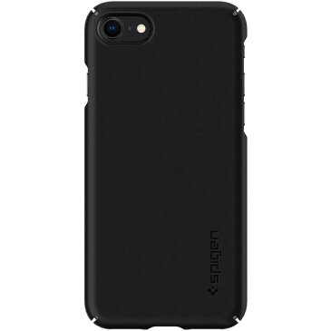 即納 Spigen シュピゲン iPhone SE2/8/7/8plus/7Plus ケース シンフィット/ブラック ミルスペック 米軍MIL規格取得 正規品