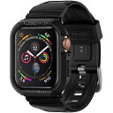 Spigen シュピゲン Apple Watch アップルウォッチ 7/6/5/4//3SE 38/40/41/42/44/45mm 対応 ラギッドアーマープロ...