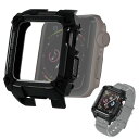 [ ELECOM GR ZEROSHOCK P[X Apple Watch AbvEHb` SE/6/5/4 40mm 44mm Ή ubN ~^[ یJo[ ϏՌ