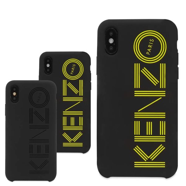 即納 KENZO ケンゾー iPhone X/Max ケース Logo ロゴ アイフォンケース スマホケース カバー 限定 正規品 直輸入 iPhone X/Xs Max