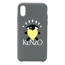 ケンゾー スマホケース メンズ 即納 KENZO ケンゾー iPhone X/XS ケース キューピッド アイ/グレー アイフォンケース スマホケース カバー 限定 正規品