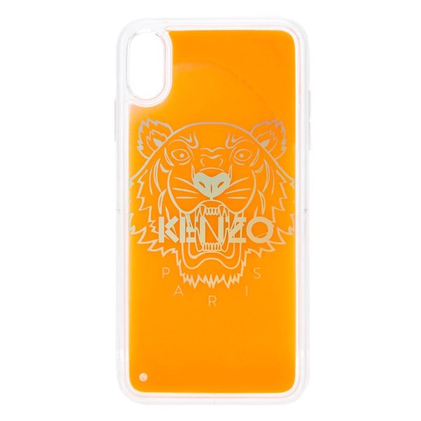 KENZO ケンゾー iPhone X/XS Max ケース Glow In The Dark/蓄光 オレンジ アイフォンケース スマホケース カバー 限定 正規品