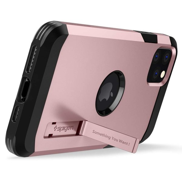 即納 Spigen シュピゲン iPhone 11/11Pro/11ProMax タフ アーマー ケース/ローズゴールド ミルスペック 米軍MIL規格 アイフォンケース スマホケース 正規品