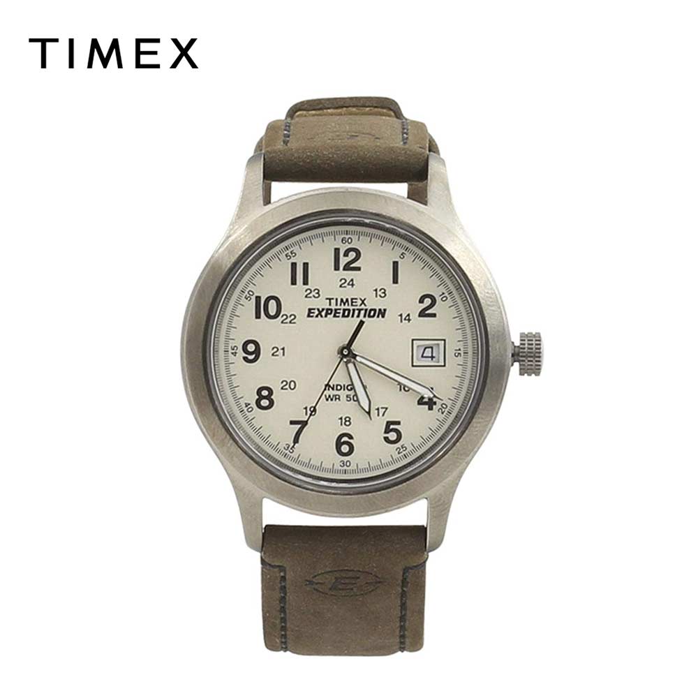 タイメックス 腕時計（メンズ） TIMEX タイメックス メンズ 腕時計 Expedition Metal Field｜ブラウン / ホワイト T49870 海外モデル｜当店1年保証