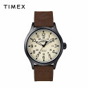 TIMEX タイメックス メンズ 腕時計 Expedition Scout 40｜ダークブラウン T49963 海外モデル｜当店1年保証