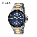 TIMEX タイメックス メンズ 腕時計 Harborside 42mm|ツートーン / ブルー TW2R64700 海外モデル|当店1年保証