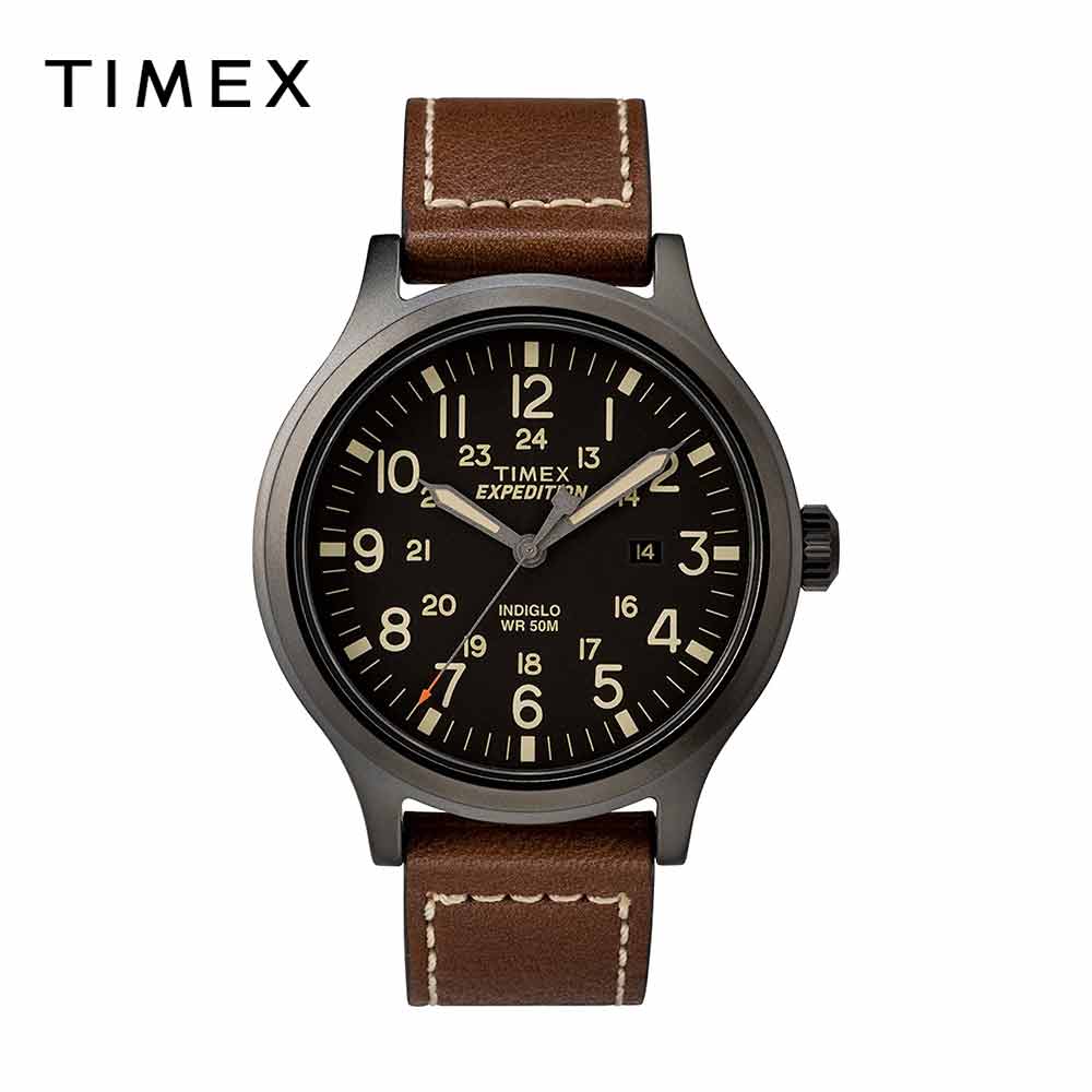 タイメックス 腕時計（メンズ） TIMEX タイメックス メンズ 腕時計 Expedition Scout 40｜ブラック / ブラウン TW4B11300 海外モデル｜当店1年保証
