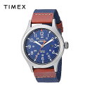 TIMEX タイメックス メンズ 腕時計 Expedition Scout 40 ブルー / ブラウン TW4B14100 海外モデル 当店1年保証