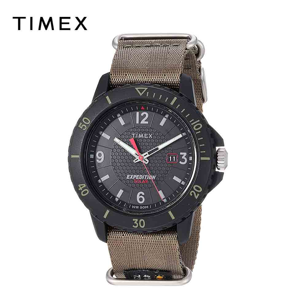 TIMEX ^CbNX Y rv Expedition Gallatin Solar-PoweredbO[ / ubN TW4B145009J COf X1Nۏ