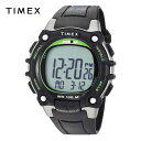 TIMEX タイメックス メンズ 腕時計 アイアンマン Ironman Classic 100 ブラック/グリーン TW5M03400 海外モデル 当店1年保証