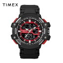 TIMEX タイメックス メンズ 腕時計 Tactic DGTL Big Combo|ブラック / グレー / レッド TW5M22700 海外モデル|当店1年...