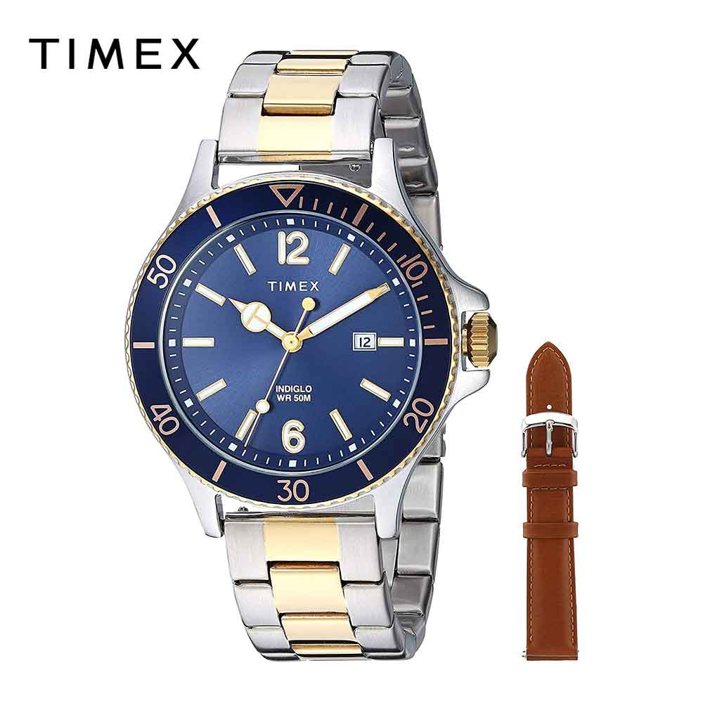 TIMEX ^CbNX Y rv Harborside 42mm ւohtbc[g[ / u[ TWG019600 COfbX1Nۏ