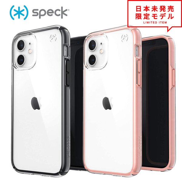 speck スペック iPhone 12/12Pro/12ProMax ケース カバー Presidio Perfect-Clear Impact Geo クリア/ブラック クリア/ロージィーピンク 日本未発売