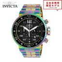 Invicta インヴィクタ メンズ 腕時計 リストウォッチ 25078 レインボー/ブラック 海外限定 時計 日本未発売 当店1年保証 最安値挑戦中!