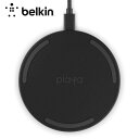 即納 Belkin ベルキン iPhone/Android Qi ワイヤレス充電器 ワイヤレスチャージャー 10W/7.5W/5W 急速充電 Playa ブラック Qi認証