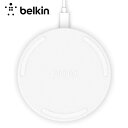 即納 Belkin ベルキン iPhone/Android Qi ワイヤレス充電器 ワイヤレスチャージャー 10W/7.5W/5W 急速充電 Playa ホワイト Qi認証