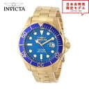 最安値挑戦中！ Invicta インヴィクタ メンズ 腕時計 リストウォッチ 14357 ゴールド/ブルー 海外限定 時計 日本未発売 当店1年保証