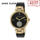 最安値挑戦中! ANNE KLEIN アンクライン レディース 腕時計 リストウォッチ AK/3001BKBK ゴールド/ブラック 海外限定 時計 日本未発売 ...
