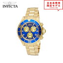 Invicta インヴィクタ メンズ 腕時計 リストウォッチ 26849 ブルー/ゴールド 海外限定 時計 日本未発売 当店1年保証 最安値挑戦中!