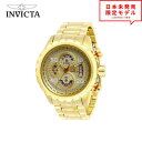Invicta インヴィクタ メンズ 腕時計 リストウォッチ 28161 ゴールド 海外限定 時計 日本未発売 当店1年保証 最安値挑戦中!