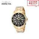 最安値挑戦中! Invicta インヴィクタ メンズ 腕時計 リストウォッチ 30026 ブラック/ゴールド 海外限定 時計 日本未発売 当店1年保証(2)