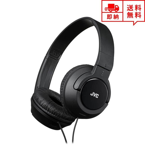 楽天SMART PARK 楽天市場店JVC ヘッドフォン ヘッドホン ヘッドセット 3.5mmアダプタ ブラック 有線 折りたたみ式 タブレット/ラップトップ/PC/iPhone/Android