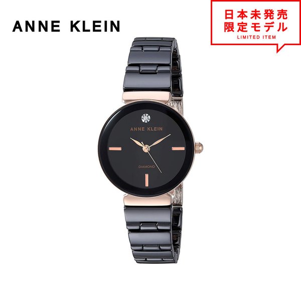 �ǰ���ĩ���桪 ANNE KLEIN ���󥯥饤�� ��ǥ����� �ӻ��� �ꥹ�ȥ����å� AK/3392BKRG �֥�å�/������� �������� ���� ����̤ȯ�� ...