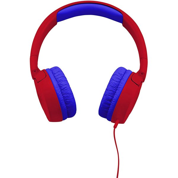 即納 JBL ヘッドフォン ヘッドホン ヘッドセット キッズ 子供用 レッド/ブルー 3.5mmアダプタ 有線 小型 スマホ タブレット
