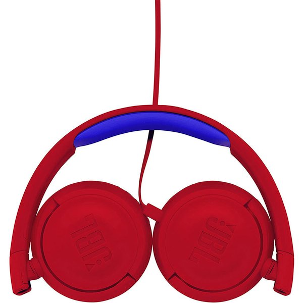 即納 JBL ヘッドフォン ヘッドホン ヘッドセット キッズ 子供用 レッド/ブルー 3.5mmアダプタ 有線 小型 スマホ タブレット