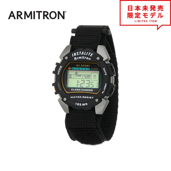 最安値挑戦中! ARMITRON アーミトロン メンズ 腕時計 リストウォッチ 40-6623BLK ブラック 海外限定 時計 日本未発売 当店1年保証