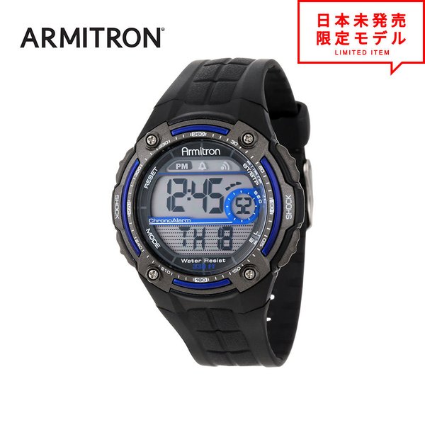 �ǰ���ĩ���桪 ARMITRON �����ߥȥ��� ��� �ӻ��� �ꥹ�ȥ����å� 40/8189BLU �֥�å� �������� ���� ����̤ȯ�� ��Ź1ǯ�ݾ�