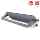 即納 ノートパソコンスタンド タブレットスタンド ブラック アルミ 折りたたみ式 放熱対策 姿勢改善 在宅勤務 ビデオ通話 テレビ会議 テレワーク(3)