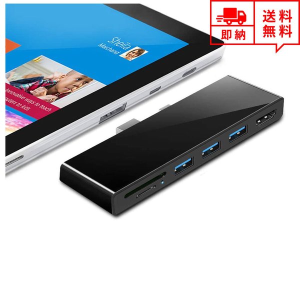 [ USBnu hbLOXe[V USB Type-C 6|[g } Microsoft Surface Pro4/Pro5/Pro6Ή USB|[g SD/Micro SD J[h[_[ 4K HDMI|[g