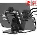 即納 USBハブ ドッキングステーション USB Type-C 7ポート Mac対応 スタンド型 USBポート SD/Micro SD カードリーダー 4K H...