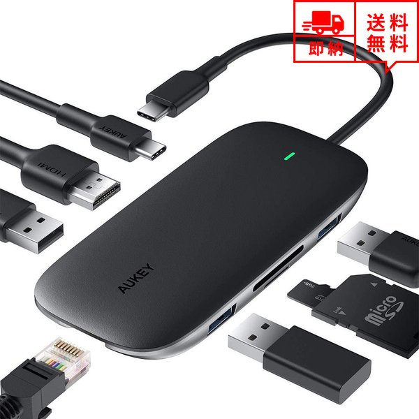 [ USBnu hbLOXe[V USB Type-C 8|[g Win/MacΉ USB|[g SD/Micro SD J[h[_[ 4K HDMI|[g