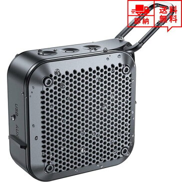 即納 無線 ワイヤレス スピーカー Bluetooth ブラック MicroSD/AUX入力 USB充電 IPX7防水 iPhone/iPod/iPad/スマートフォン/タブレット