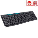 即納 無線 ワイヤレス キーボード USBレシーバー接続 フルサイズ K275 耐水 ワイヤレスキーボード デスクトップパソコン/ノートパソコン