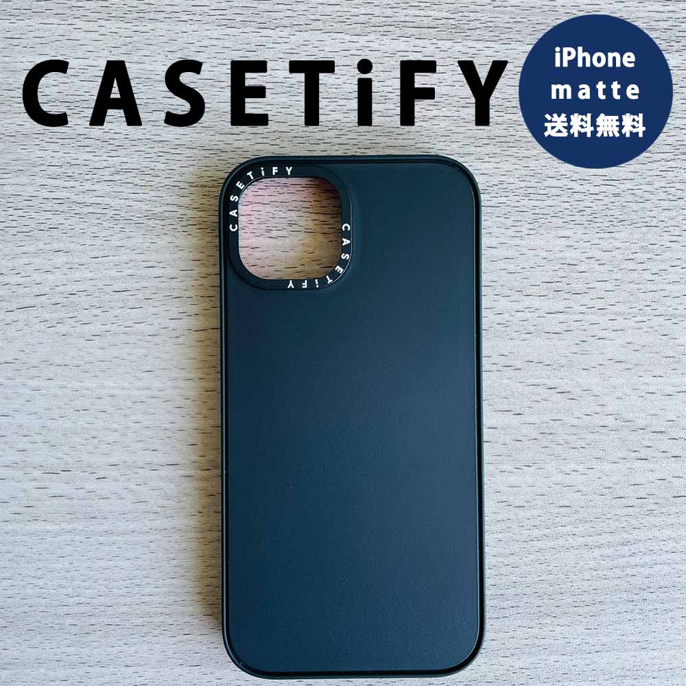 CASETiFY ケースティファイ MagSafe 対応 iPhone 15/15Pro/15Plus/15ProMax/14/14Pro/14Plus/14ProMax/13/13Pro/13ProMax/13mini/12/12Pro/12ProMax/12mini ケース カバー impact インパクト マット ブラック