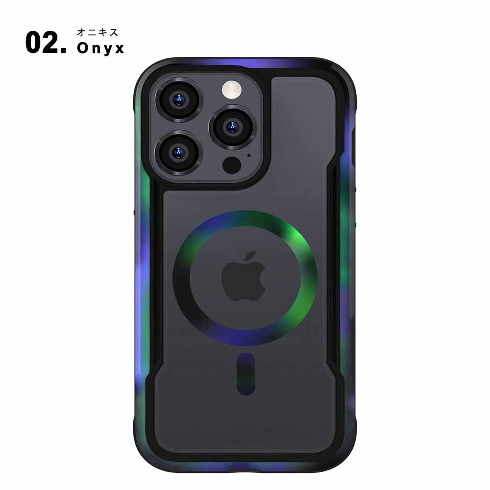 即納 iPhone MagSafe対応 グラデーション フレーム シールド 米軍MIL規格 15/15Pro/15Plus/15ProMax ケース カバー 全2色 衝撃吸収 耐衝撃