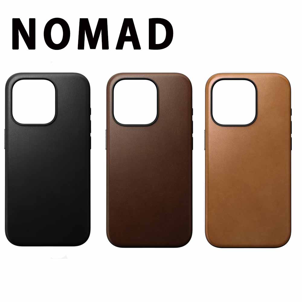 NOMAD ノマド 本革 レザー 背面ケース MagSafe対応 iPhone15/15Pro/15Plus/15ProMax/14/14Pro/14Plus/14ProMax/13Pro/13ProMax カバー 日本未発売