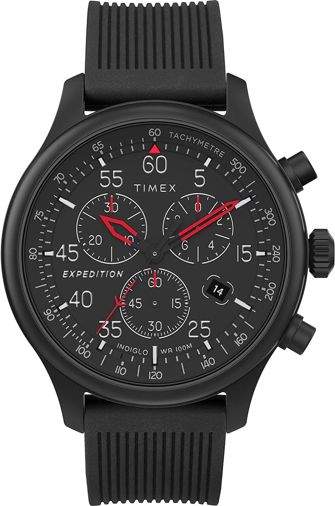 TIMEX ^CbNX Y rv Expedition Field Chronograph ubN TW4B20700 COfbX1Nۏ