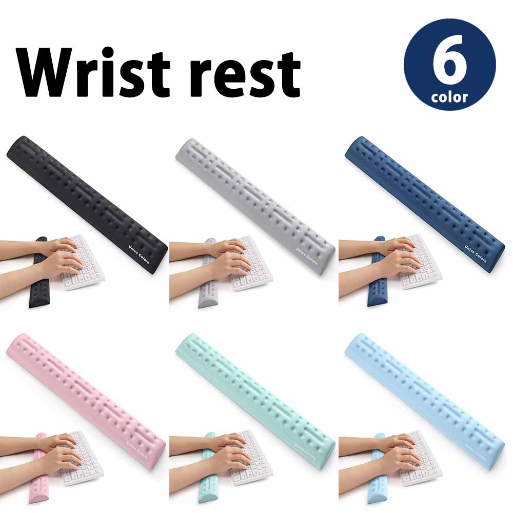 即納 リストレスト アームレスト 手首パッド 疲労低減 腱鞘炎対策 全6色 ポリウレタン 人間工学 サポーター テレワーク パソコン 疲労低減 オフィス 滑り止...