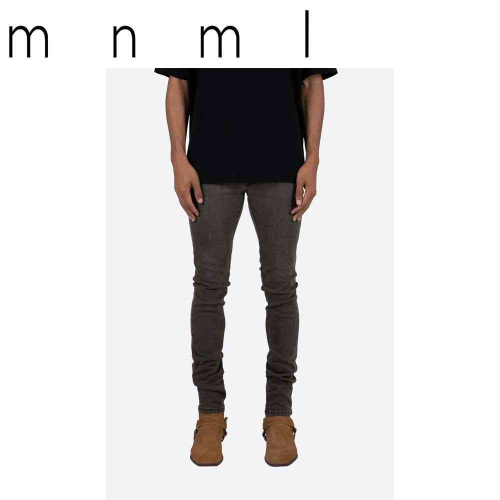 日本未発売 mnml ミニマル デニムパンツ X461 DENIM|グレー デニム パンツ ジーパン メンズ US限定 正規品
