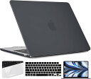 MacBook Air 13.6 インチ 2022 A2681 M2 チップ ケース カバー ブラック Apple アップル 撥水 磁石 液晶保護フィルム US...