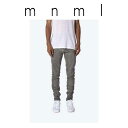 日本未発売 mnml ミニマル デニムパンツ M56 Denim|グレー 裾ジップ デニム パンツ ジーパン メンズ US限定 正規品