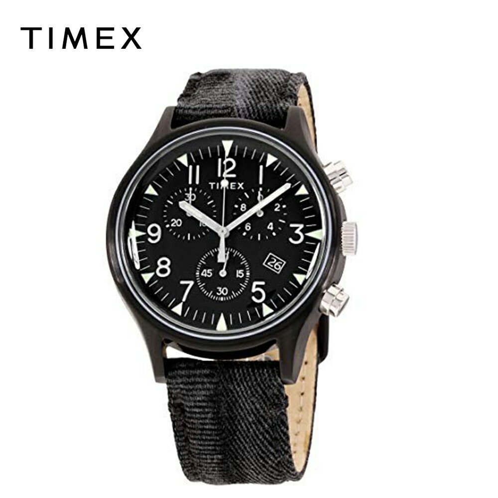 タイメックス 腕時計（メンズ） TIMEX タイメックス メンズ 腕時計 クォーツ MK1 スチールクロノ ブラック TW2R68700VQ 日本未発売
