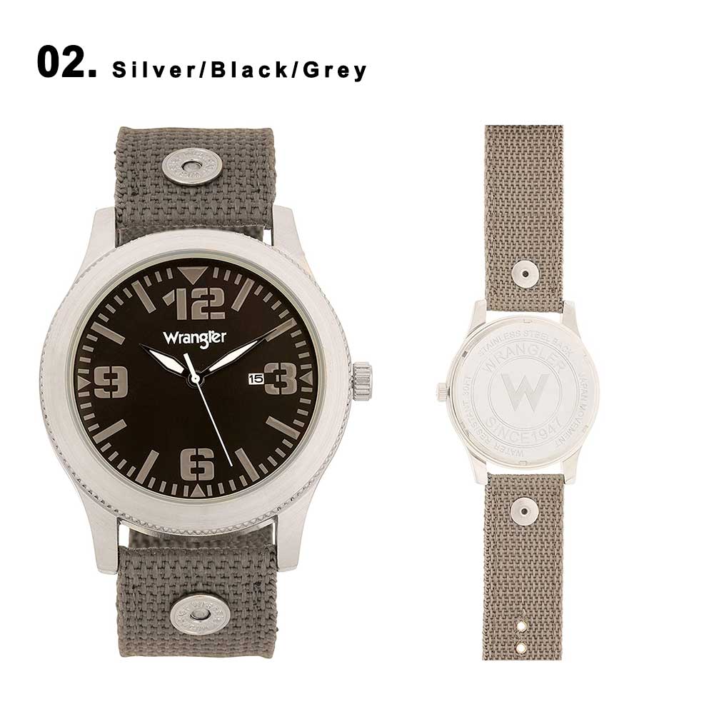 Wrangler ラングラー メンズ 腕時計 Western Collection タン/グレー/グリーン 全3色 海外モデル 日本未発売