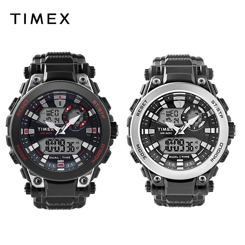 タイメックス 腕時計（メンズ） TIMEX タイメックス メンズ 腕時計 アナログ デジタル クォーツ ブラックレッド/TW5M30800 シルバーブラック/TW5M30700 日本未発売