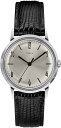 TIMEX タイメックス メンズ 腕時計 リストウォッチ TW2R47900 ブラック/シルバーvMarlin 34mm レザー 海外限定 時計 日本未発売